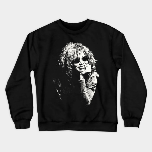 Tina Turner / Aesthetic Art Crewneck Sweatshirt by Riso Art